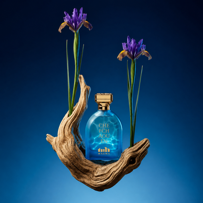 Chefchaouen luxury perfume by Magma Perfumes UAE, a premium Arabic fragrance inspired by the blue pearl of Morocco with an elegant long lasting scent.